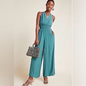 Anthropologie Bionda Plisse Jumpsuit